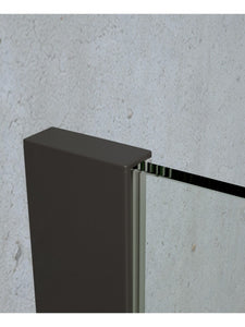 Aspect Black Trellis 1000mm Wetroom Panel