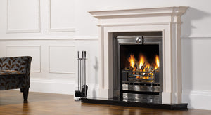 Stovax Sandringham Stone Mantel - Choice of Natural Limestone or Antique White Marble