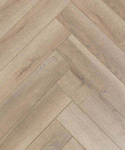 LIGNUM FUSION Greige Oak Herringbone 12mm