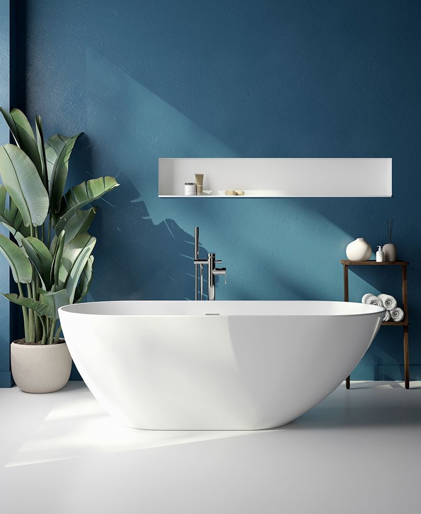 ABYSS 1700x750mm Freestanding Bath White