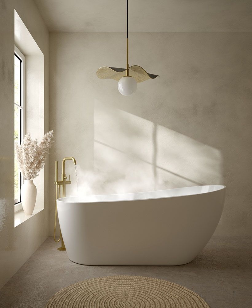 AUGUST 1700x750mm Freestanding Bath White