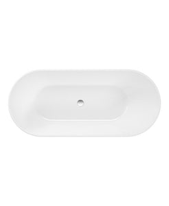 ABYSS 1700x750mm Freestanding Bath White