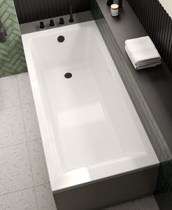 CUBO Single Ended Bath White - Choice of Size