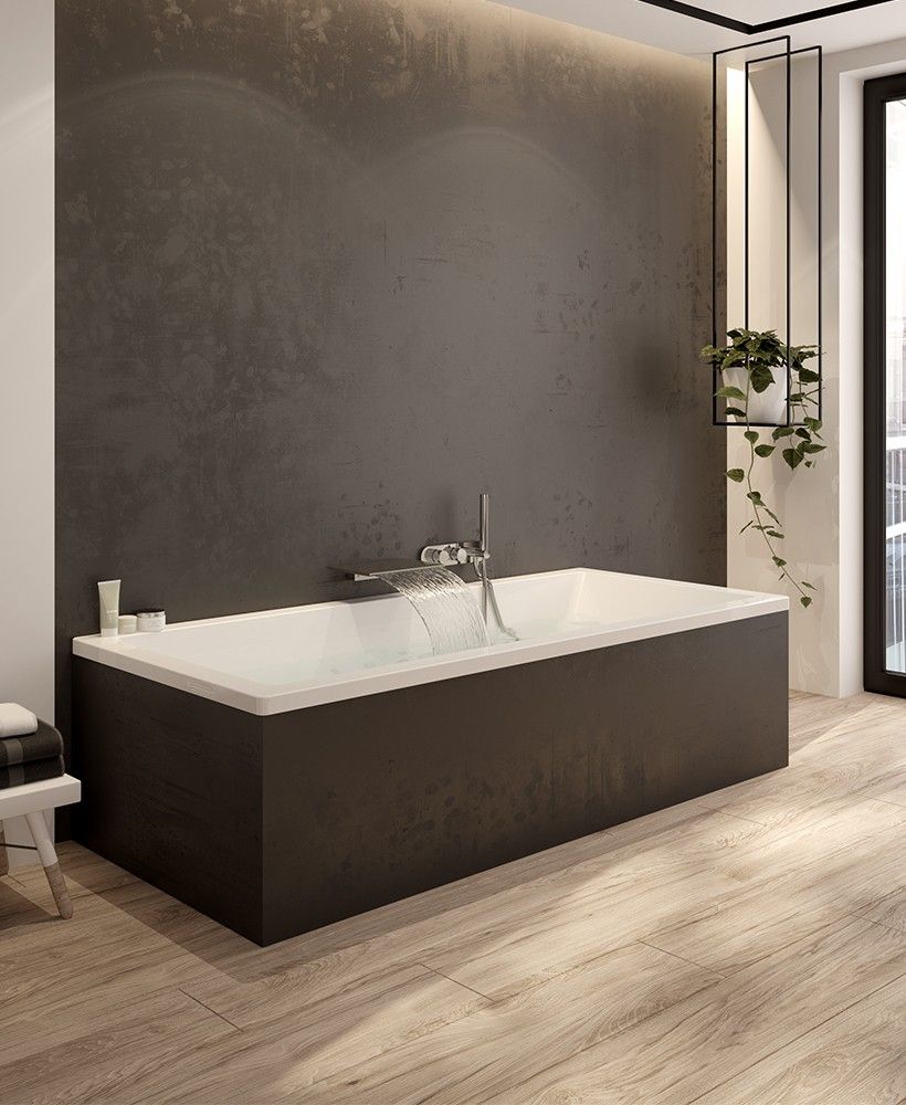 PACIFIC 1700x700mm Bath White - Choice of Single or Double Ended