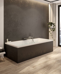 PACIFIC 1700x700mm Bath White - Choice of Single or Double Ended