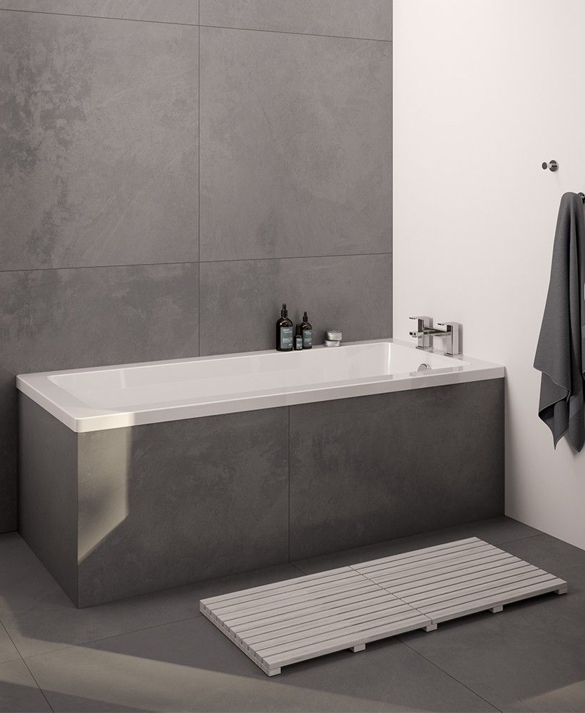 PACIFIC 1700x750mm Bath White - Choice of Single or Double Ended