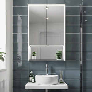 HiB Verve Illuminated Bathroom Mirrored Cabinet