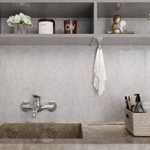 Pune Statuario Hex Mosiac 250×210