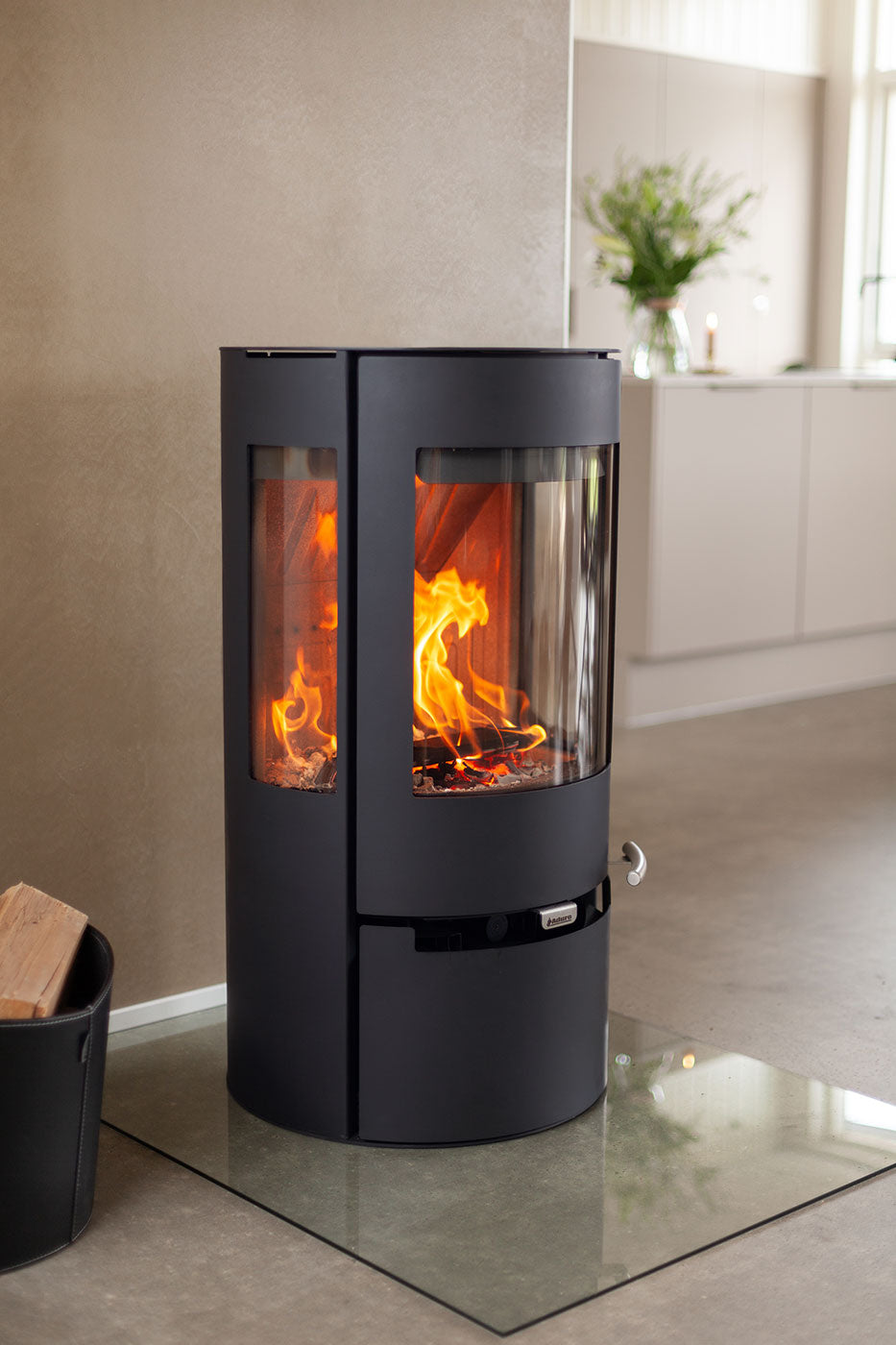 Aduro 9 Black - Woodburning Stove - Choice of Drawer or Pedestal