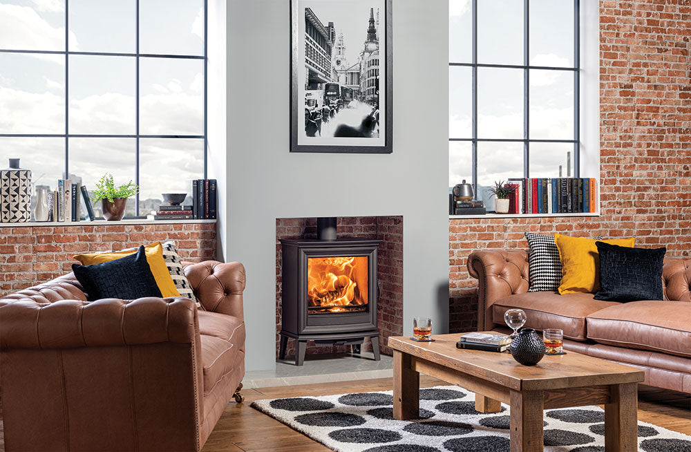 STOVAX Chesterfield Wide 5 KW Multi-fuel stove