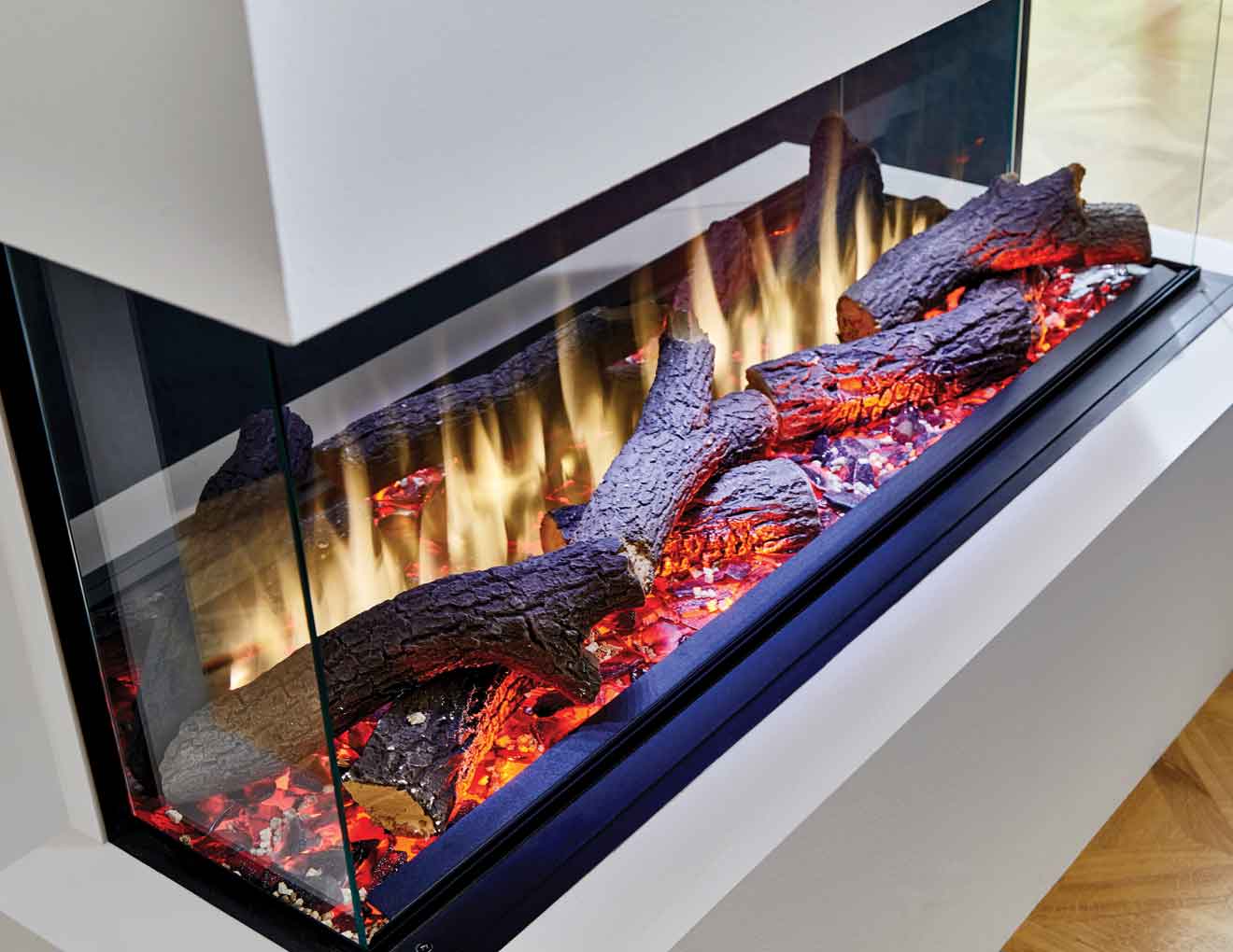 DEEP i-Range Ecoflame™ Electric Fires - Choice of sizes 750MM ,1000MM, 1250MM, 1500MM, 1800MM, 2200MM