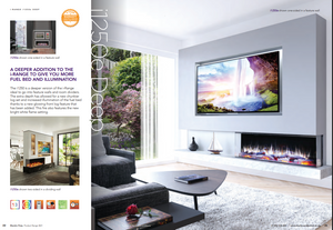 DEEP i-Range Ecoflame™ Electric Fires - Choice of sizes 750MM ,1000MM, 1250MM, 1500MM, 1800MM, 2200MM