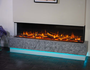 DEEP i-Range Ecoflame™ Electric Fires - Choice of sizes 750MM ,1000MM, 1250MM, 1500MM, 1800MM, 2200MM