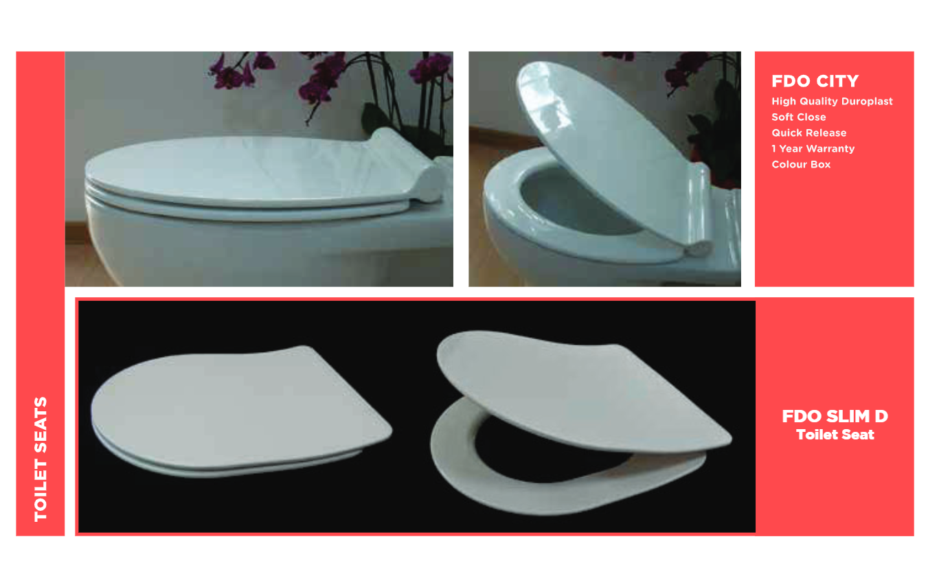 Finn Designs Duroplast Soft Close Toilet Seat