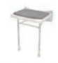 Fold Up Shower Seat - Grey Pad - Choice of Size