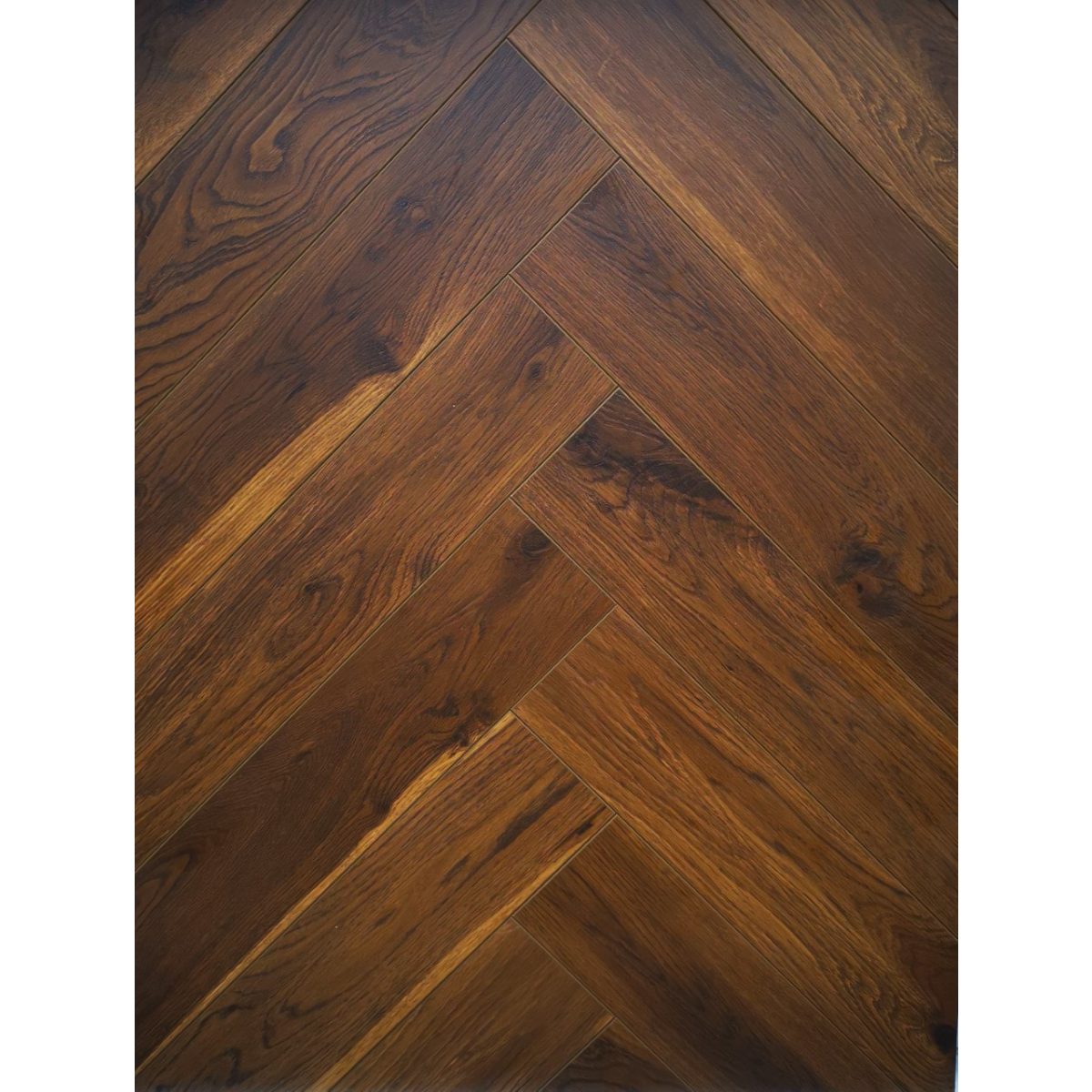 LIGNUM FUSION Coffee Oak Herringbone 12mm