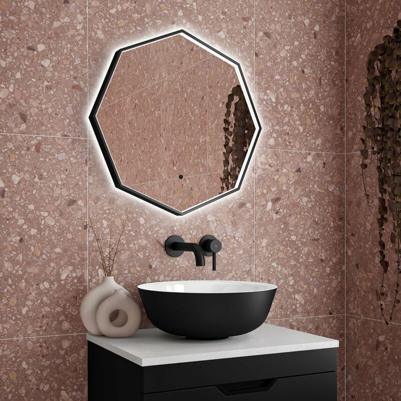 Octa LED Mirrors - Choice of sizes and frames