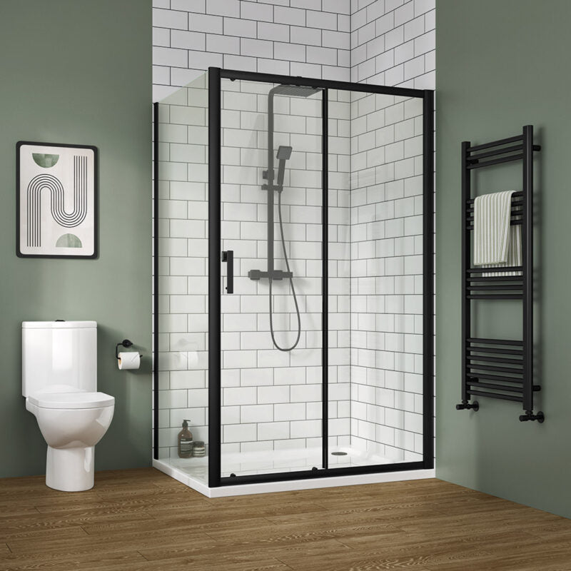 Sena 6mm Sliding Door - Choice of Size - Choice of Colour