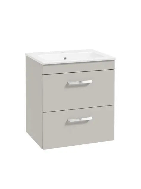 CORTA Wall Hung 50cm Two Drawer Unit - Choice of Colour