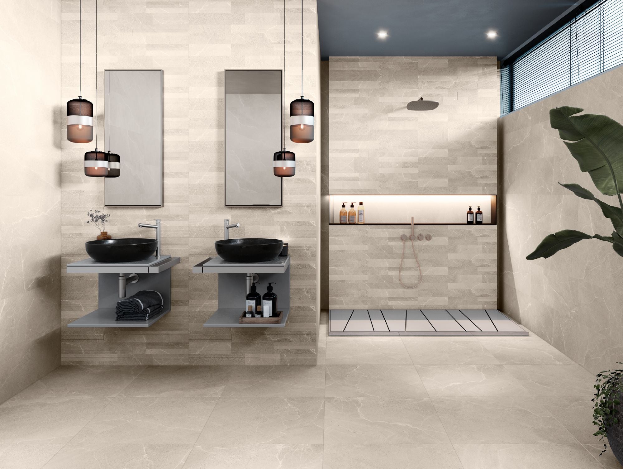 Circe Marfil Metric Décor 910×310 - Wall Tile