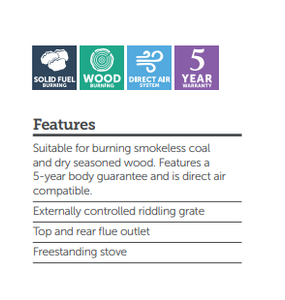 Cairo 6 kw Steel Body Stove