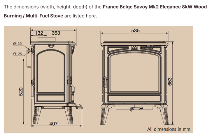 Franco Belge Savoy Classic 8kW