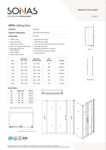 City Plus 1000 Sliding Door