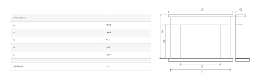 Allora 51 Lilac Marble