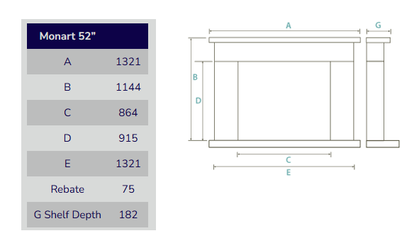 Monart 52 Ivory Pearl
