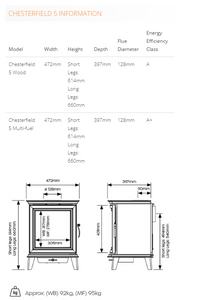 Chesterfield 5kW - Choice of Size