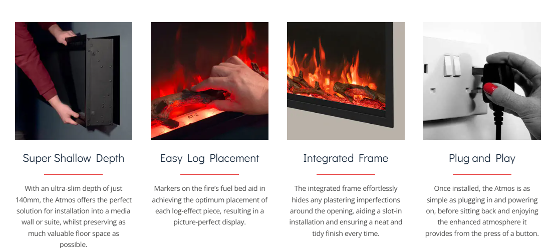 Gazco Fire FX Atmos Electric Fire Range