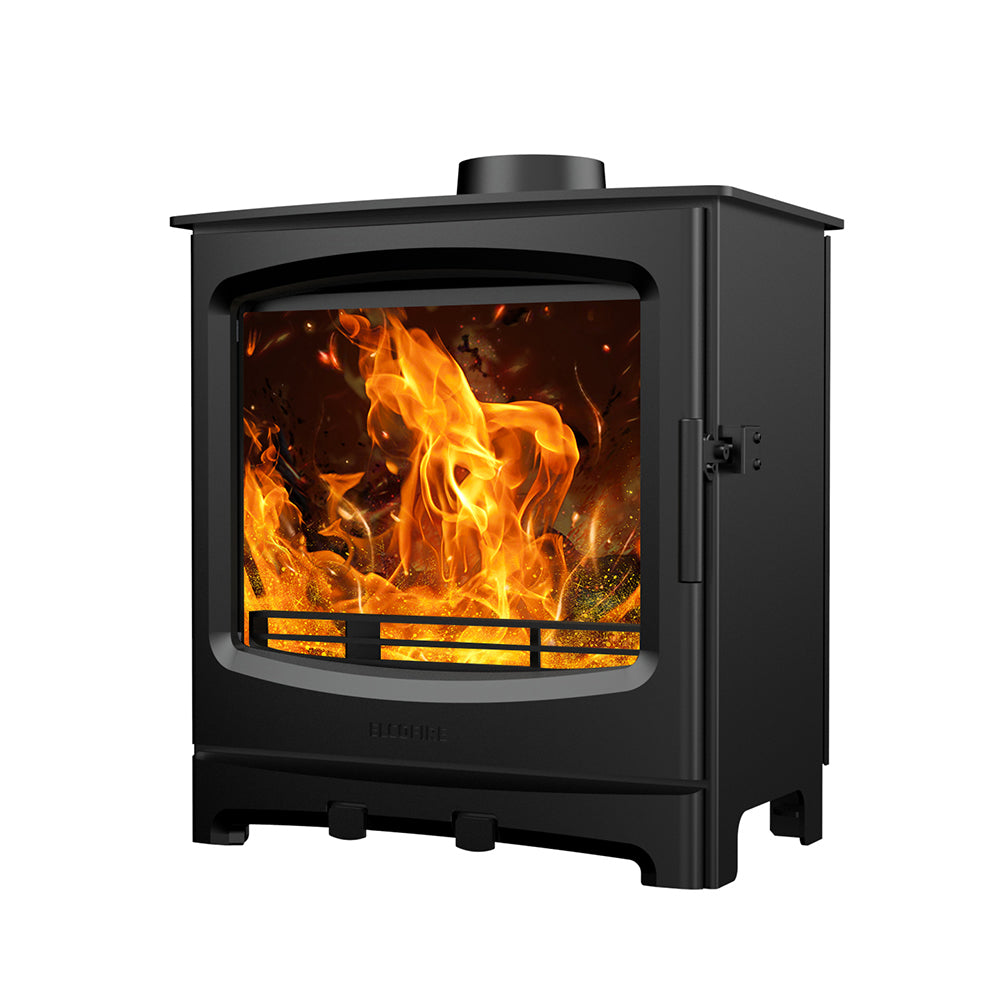 Terra Free Standing Stove wood or M,ulti Fuel with optional Log Store