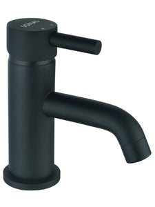 HARROW Black Basin Mixer with Click Clack Basin Waste