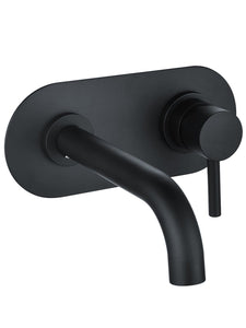 HARROW Black Wall Mounted Basin Mixer