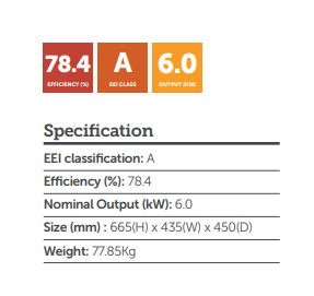 Cairo 6 kw Steel Body Stove