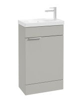 STOCKHOLM Floorstanding 50cm Single Door Cloakroom Unit - Choice of Colour - Choice of Handle