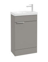 STOCKHOLM Floorstanding 50cm Single Door Cloakroom Unit - Choice of Colour - Choice of Handle