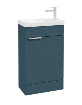 STOCKHOLM Floorstanding 50cm Single Door Cloakroom Unit - Choice of Colour - Choice of Handle