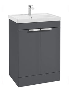 Stockholm 60cm 2 Door Floor Standing Vanity Unit