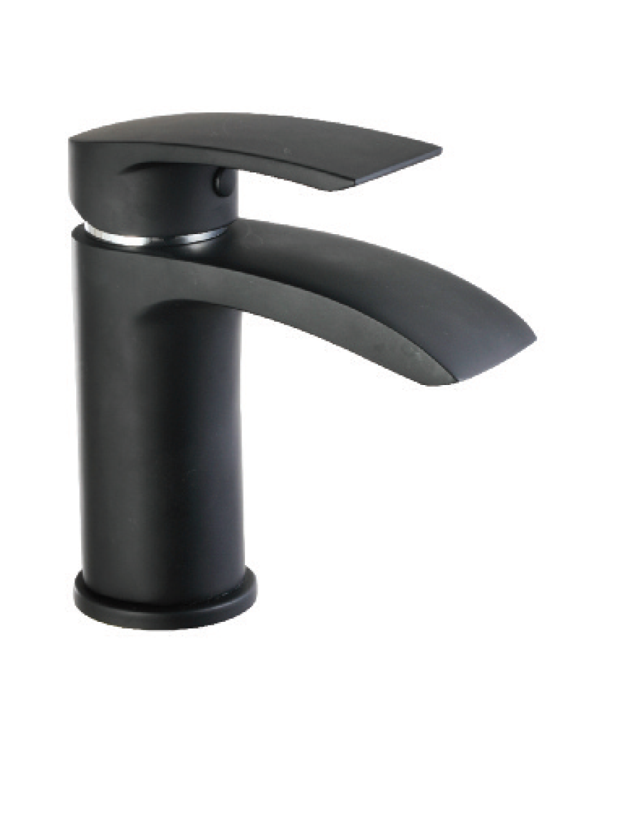 CORBY Black Cloakroom Basin Mixer