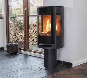 Aduro 9 Black - Woodburning Stove - Choice of Drawer or Pedestal