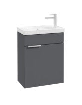 STOCKHOLM Wall Hung 50cm Single Door Cloakroom Unit - Choice of Colour - Choice of Handle