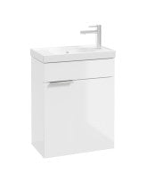 STOCKHOLM Wall Hung 50cm Single Door Cloakroom Unit - Choice of Colour - Choice of Handle
