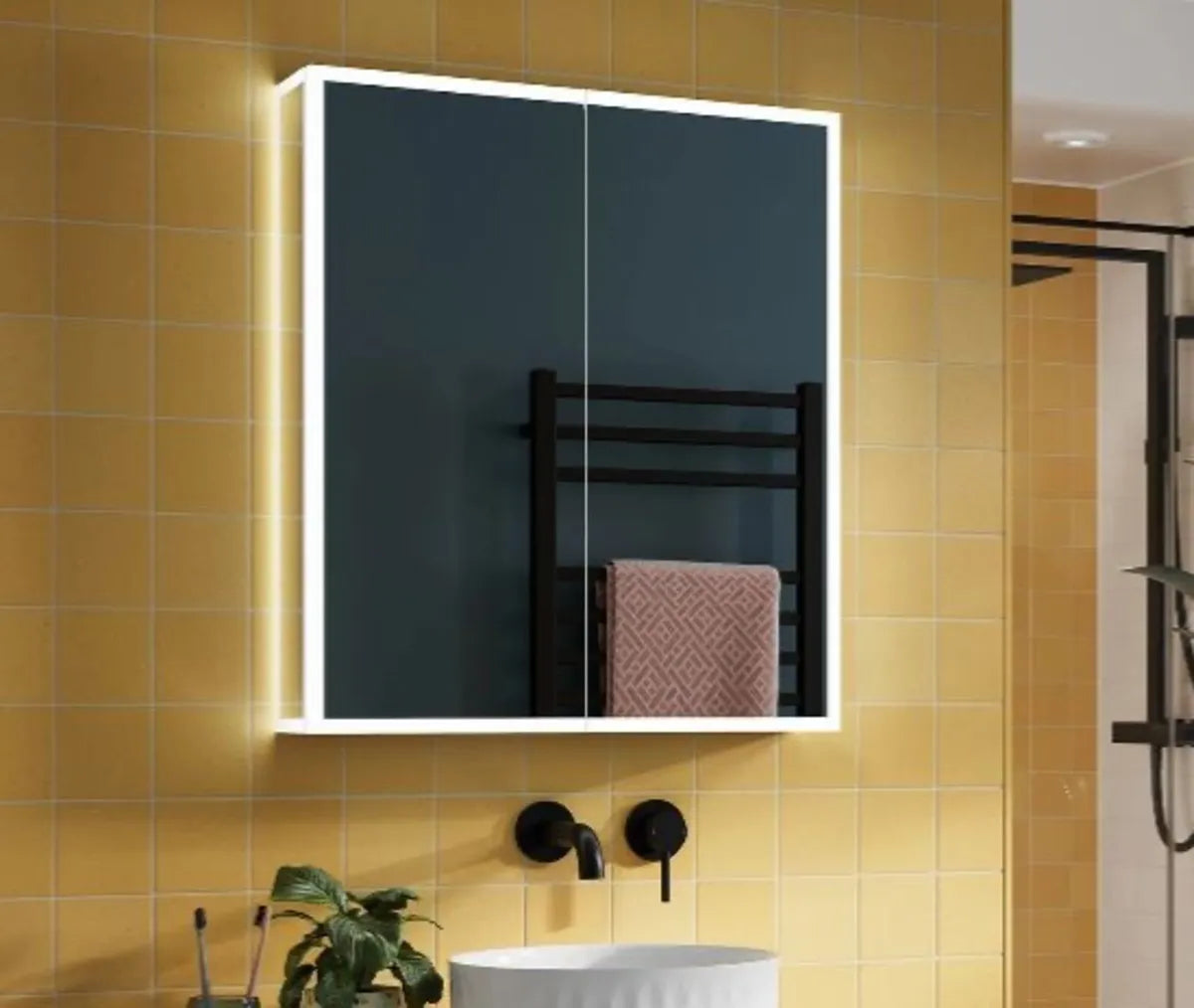 HIB Sound 60 Led Mirror Cabinet