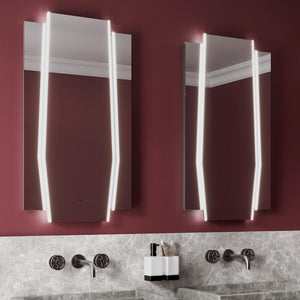 HiB Maxim Shaped LED Bathroom Mirror