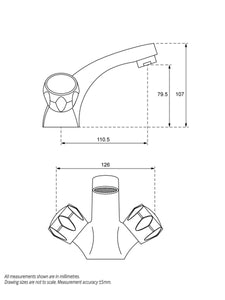 CONTRACT Basin Mixer with FREE Click Clack Basin Waste