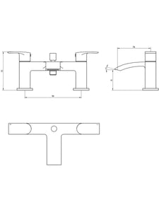 CORBY Bath Shower Mixer