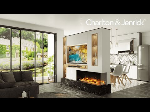 DEEP i-Range Ecoflame™ Electric Fires - Choice of sizes 750MM ,1000MM, 1250MM, 1500MM, 1800MM, 2200MM