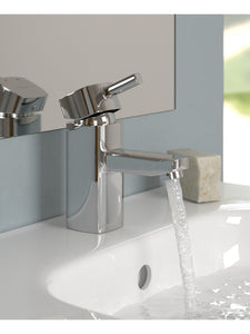 QUARTZ Basin Mixer with FREE Click Clack Basin Waste