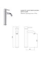 HARROW Freestanding Basin Mixer